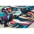 thumbnail image 4 of Elizabeth Sutton MI20B Every Rose Abstract/Floral Modern Black Area Rug, 2'7" x 8', 4 of 6