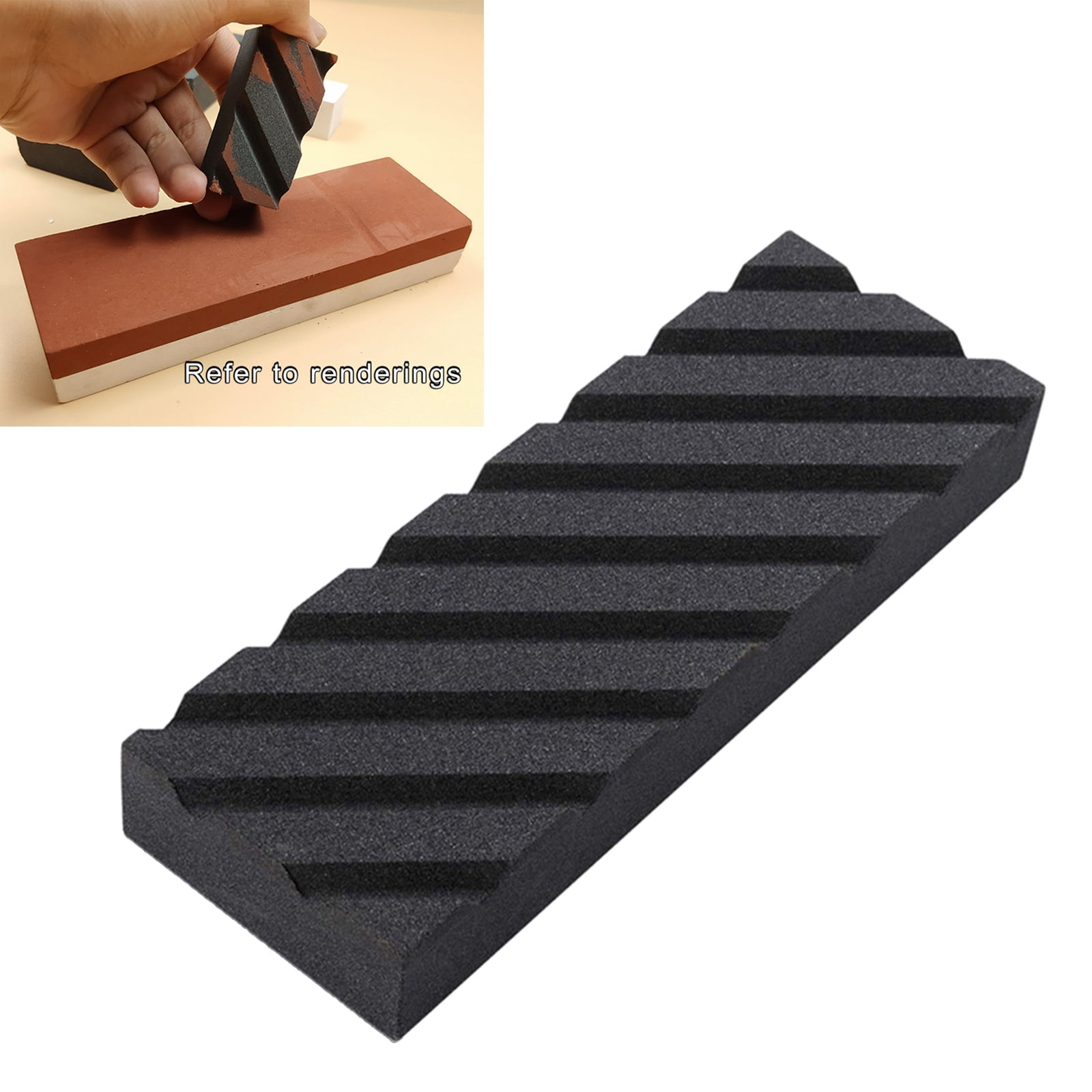 Axioma 320 Grid Whetstone Knife Sharpener Polish Blade Pocket Knife Angle Guide Kitchen