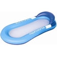 thumbnail image 1 of Lit Flottant Canapé Gonflable Chaise Longue Hamac Flottant Bouée Jeu d'Eau Piscine Enfant Adulte (Bleu)-SinKeeU, 1 of 5