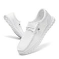 thumbnail image 2 of Tvtaop Men's Shoes Slip On Lace Up Loafers Boat Shoes Casual Walking Shoes Breathable Comfortable Light Shoes, 2 of 7