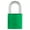 Green, variant on Brinks 38mm Purple Anodized Aluminum Solid Body Padlock with 1in Shackle