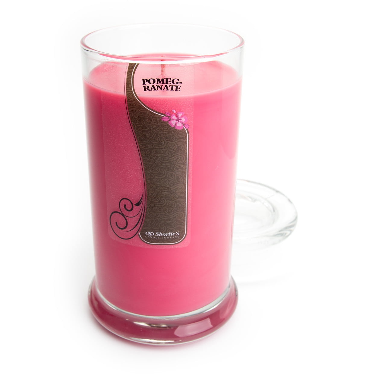 Pomegranate Candle 16.5 Oz. Highly Scented Red Jar Candle Christmas