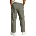 thumbnail image 6 of UDAUDU Men's Cargo Pants Streetwear Trendy Stretch Drawstring Trousers Outdoor Hiking Relaxed Fit Sweatpants with Pockets Blue 4XL, 6 of 8