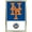 Gold Framed Version, variant on MLB New York Mets - Logo 22 Wall Poster, 22.375" x 34"