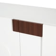 thumbnail image 5 of Christopher Knight Home 62.9" Modern Sideboard Buffet Cabinet, 4-Door Storage with Adjustable Shelves, White, 5 of 11