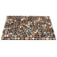 thumbnail image 3 of Brook Branch Mixed Stone Pebble Mat, 3 of 4