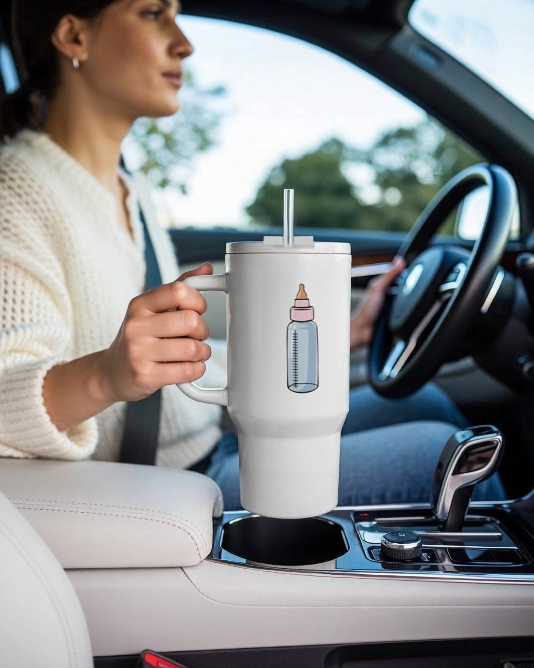 Baby Bottle Blue Tinted, 40oz Tumbler