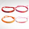 thumbnail image 3 of Miangastore Hand Jewelry For Women Orange Rope 4Pcs 6.3x6.3x0.3In, 3 of 8