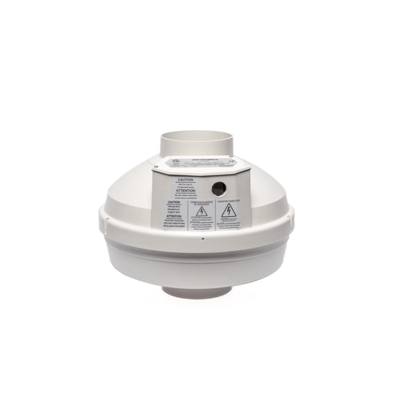 Festa AMG Maverick Radon Fan - Quiet and Energy Efficient 260 CFM Radon Mitigation System Inline Fan - 4"