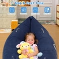 thumbnail image 6 of Pea Pod Sensory Sofa Chair, 60-inch inflatable pea pod chair sensory seating suitable for children, a sensory gift for children with autism, includes electric air pump, 6 of 9
