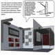 thumbnail image 3 of 4-Pack Acoustic Foam Panels for Soundproofing, Studio Bass Trap Corner Treatment Tiles, 3 of 5