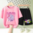 thumbnail image 3 of Camiseta de dibujos animados de Disney para niños, traje de camiseta de manga corta, pantalones cortos, ropa deportiva para niños, ropa para exteriores, Verano, 3 of 5