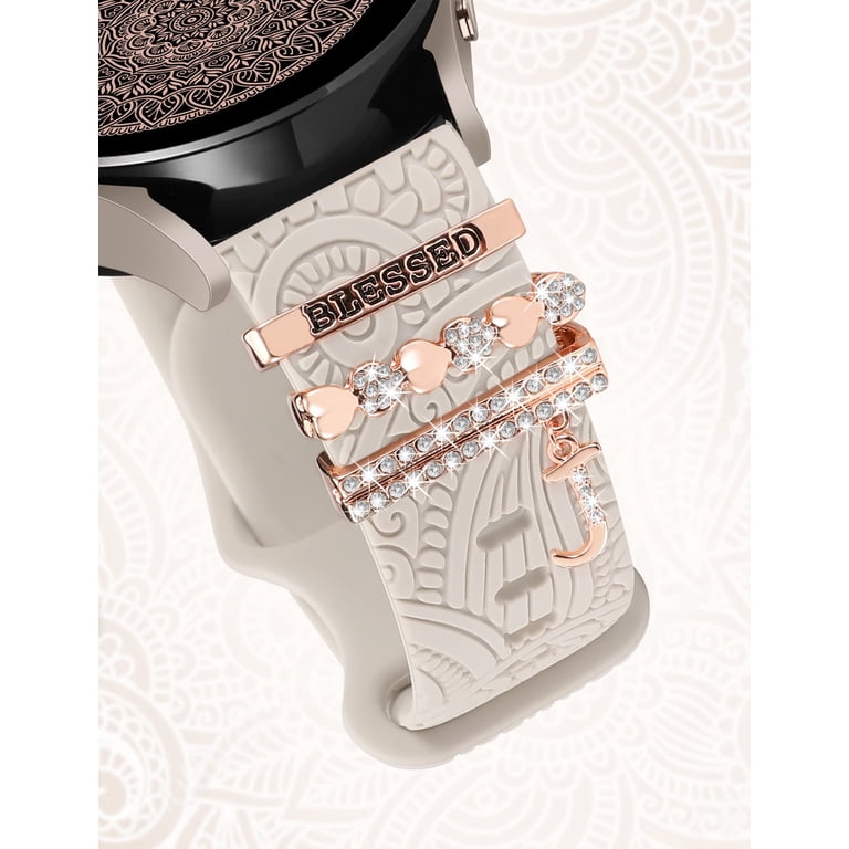 TOYOUTHS Flower Engraved Bands Compatible with Samsung  display picture 1