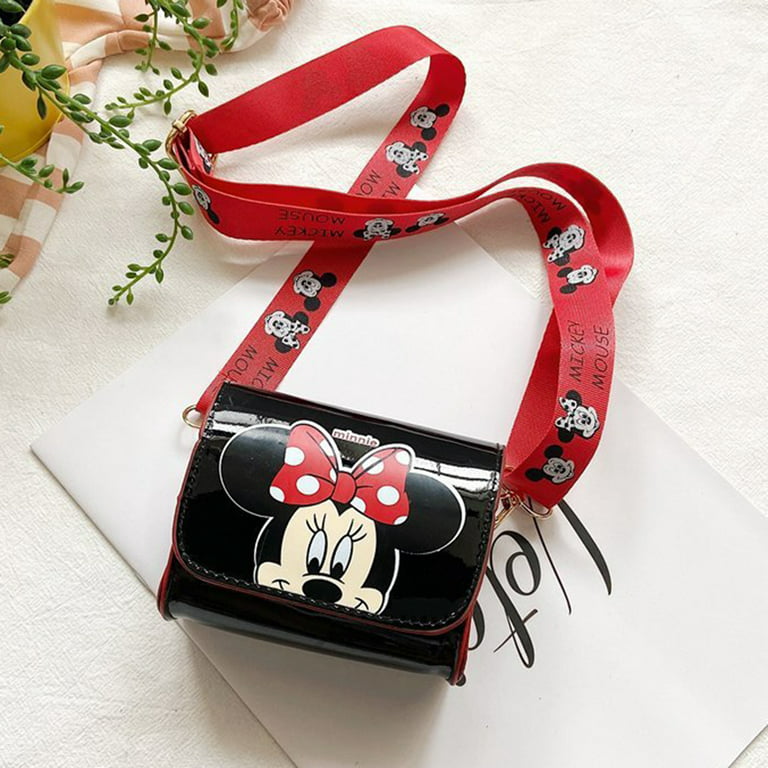 Disney Mickey mouse messenger shoulder bag lady pu cartoon handbag women  shopping bag