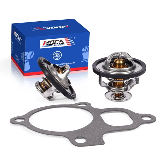 MOCA AUTOPARTS Engine Coolant Thermostat Fit for 2008-2014 Nissan Rogue & 2002-2012 Nissan Sentra & 2002-2017 Nissan X-Trail 2.5L