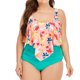 thumbnail image 4 of Traje de baño informal con estampado de cintura alta de talla grande para mujer Bikini Ropa de playa Traje de baño Fridja  nalpqowj22326, 4 of 7