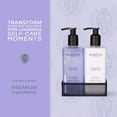 thumbnail image 4 of Pecksniffs Lavender & White Tea Moisturizing Hand Wash and Hand Lotion in a Black Mesh Caddy | 300ml/10.14 Fl oz, 4 of 10