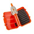 thumbnail image 2 of Caja De Señuelos De Pesca Caja de cebo de pesca de 4 lados caja de pesca multifuncional herramienta de pesca (naranja grande) Likrtyny Para Estrenar, 2 of 9