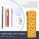 thumbnail image 3 of Disketp Hot Chilli Estuche Organizador de Lápices de Cuero, Estuche de Oficina con Cremallera para Bolígrafo y Lápiz, 3 of 6