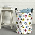 thumbnail image 6 of Fuzoiu French Bulldog With Coffee Cup Print Circular Hamper,Laundry Basket with Handle,Collapsible Laundry,Dirty Clothes Storage Basket,for Bedroom Bathroom Dorm Living Room-Medium, 6 of 6