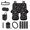 Bat Spider Web Moon Star, variant on Renewold Spider Web Star Black Car Seat Covers Full Set, with Steering Wheel Rear View Mirror Cover Safe Belt Pads Coasters Garbage Can Keychain Air Vent Storage Bag Halloween Car Decor, 15 PCS