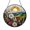 Acrylic 3.5 Inch, variant on Aster Floral Stained Glass Window Suncatcher – Botanical Field Inspired Decor