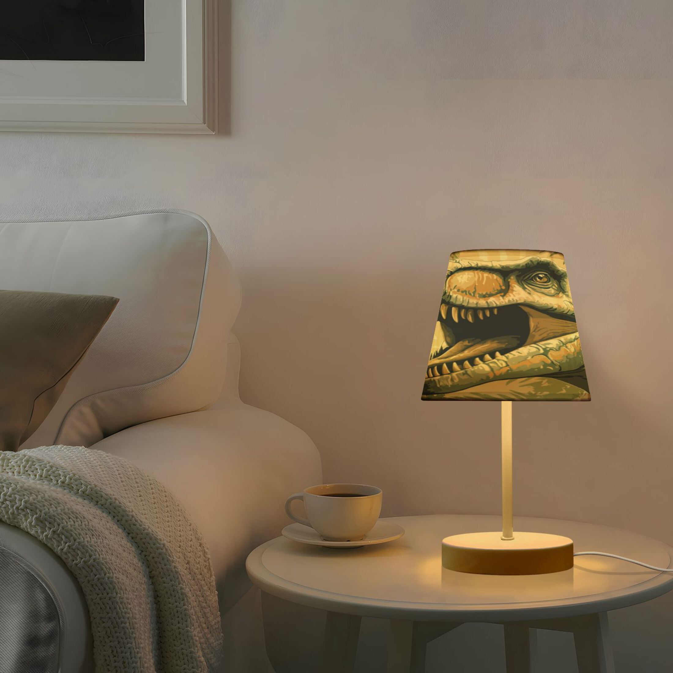 Table Lamp Small 5.9x10.8 Inches Table Lamps Night Light Tools & Home Improvement Bedroom Lamp Guest Room Lamp Study Lamp Office Lamp Big Green Dinosaur