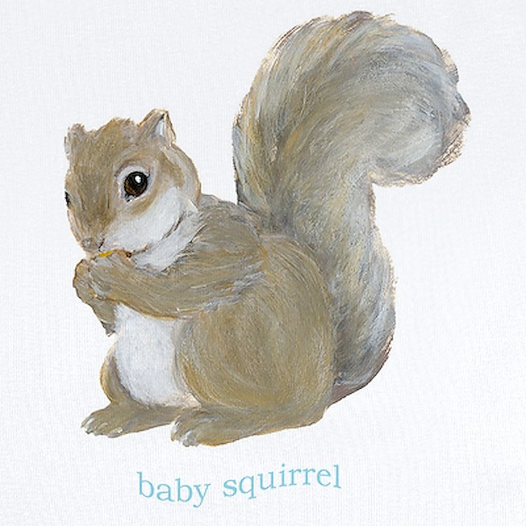 CafePress - Little Squirrel Baby Onesie - Baby Light Bodysuit, Size Newborn - 24 Months