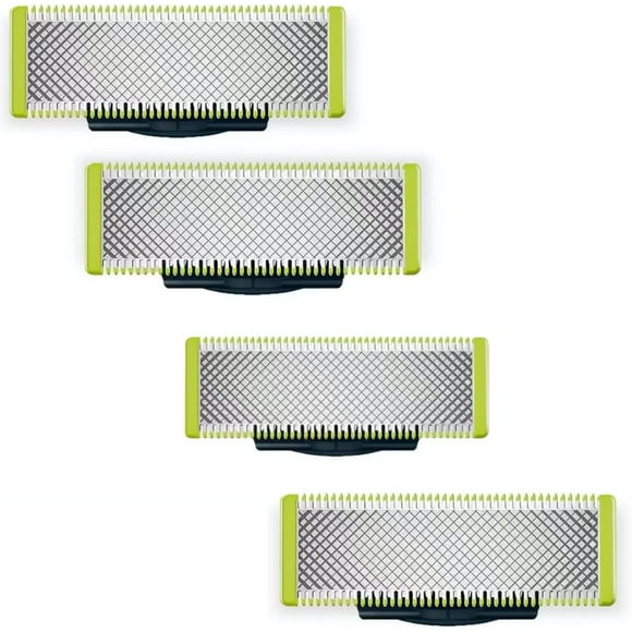 4 Replacement Blades For Philips Oneblade Shaver