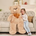 Free Shipping! Tezituor 4ft Giant Teddy Bear Stuffed Animal 47