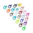 thumbnail image 1 of 100 piezas de cierre de langosta de colores, cierres de pinza de langosta ligeros de 25mm para mochilas DIY, llaveros, pulseras, collares, 1 of 10