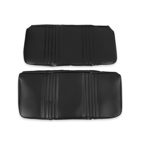 Brothers Trucks UPH5800BLACK Original Style Seat - All Vinyl - Pleated - Black