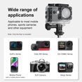thumbnail image 2 of Mistaha Camera Mounts Clamp Mount Bicycle Handlebar Adapter Mount Aluminum Alloy 1.5kg Load Capacity with, 2 of 8