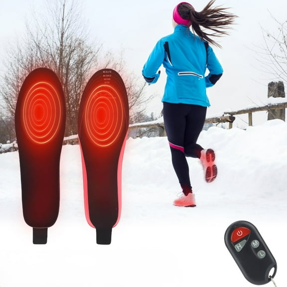 SDNall Heated Foot Warmer, Foot Warmers for Shoes, Electric Foot Warmer for Feet, 3 Speed Electric Heating insole Usb Rechargeable Heating insole Winter Ski Warming insole Foot Warmer