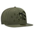 thumbnail image 3 of Men's New Era  Olive Pittsburgh Penguins Military Appreciation Flag 59FIFTY Fitted Hat, 3 of 5