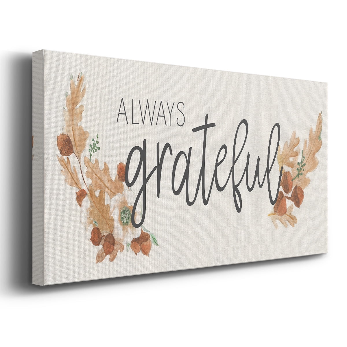 Always Grateful- Gallery Wrapped Canvas