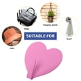 thumbnail image 3 of FRCOLOR 10pcs Purple Self Adhesive Heart Hooks for Home Use Iron Material No Drill Wall Hooks, 3 of 9