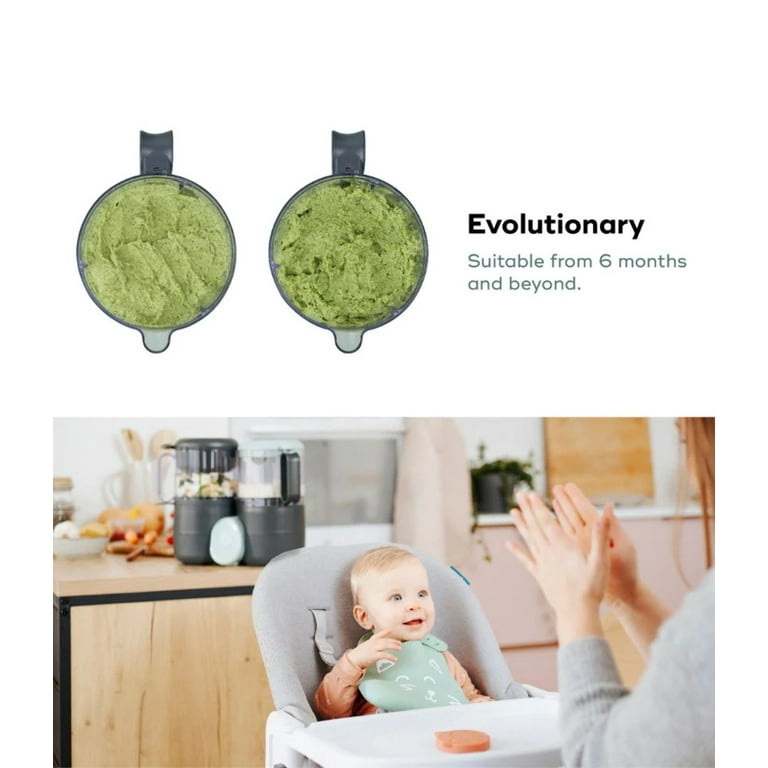 Babymoov Duo Meal Lite Food Maker - 4 in 1 Food Processor with Steam  Cooker, Blender, Baby Purees, Warmer and Defroster