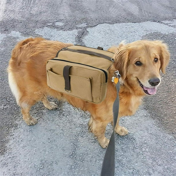 Dog saddle backpack sales