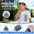 thumbnail image 5 of Maelstrom Running Vest for Men & Women, Adjustable Lightweight Hydration Pack with 500ml Soft Flask for Trail, Hiking, Cycling, Marathon Gray, 5 of 8