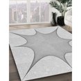 thumbnail image 3 of Ahgly Company Machine Washable Indoor Rectangle Transitional Platinum Gray Area Rugs, 4' x 6', 3 of 7