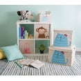 thumbnail image 3 of Design Imports Polyester Kid Fts Kitty Toy Chest with Lid, 13"x13"x13", Polyester, Multi, 3 of 3