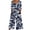 Jumpsuit - A04 Navy, variant on Xdegoge Jumpsuit for Women Trendy Floral Print Boho Jumpsuits V Neck Short Sleeve Rompers Casual Loose Comfy Romper Summer Breathable Vacation Outfit with Pockets
