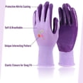 thumbnail image 5 of Colwelt Women Gardening Gloves , Garden Gloves with Non-Slip Dots, 4 Pairs Lemon Floral Gardening Gloves  for Yard, Medium Size, 5 of 7