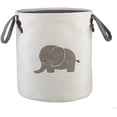 thumbnail image 1 of Cesto para la colada, cestas de almacenamiento para guardería, colección de lino y algodón, organizador, bolsas plegables de tela de lona, ​​elefante, 1 of 5
