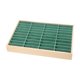 thumbnail image 1 of Organizador de joyas, soporte para pulseras, rectangular, de sobremesa, 40 compartimentos, decorativo, elegante. Verde, 1 of 9