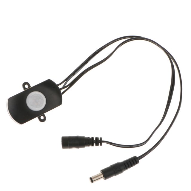 Interruptor de Sensor Por Movimiento Baoblaze DC 12V-24V 5A Interruptor de Luz LED Automático