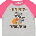 thumbnail image 4 of Inktastic Happy Thanksgiving Holiday Raccoon Boys or Girls Toddler T-Shirt, 4 of 5