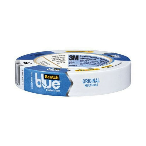 ScotchBlue Painter's Tape, Multi-Use, .94-Inch by 60-Yard, 1 Roll (Pack of 6)