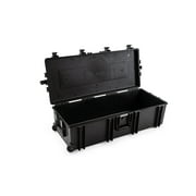 B&W International Type 7300 Hard Case, Waterproof Equipment Protection, SI Pre Cut Foam Insert, Black